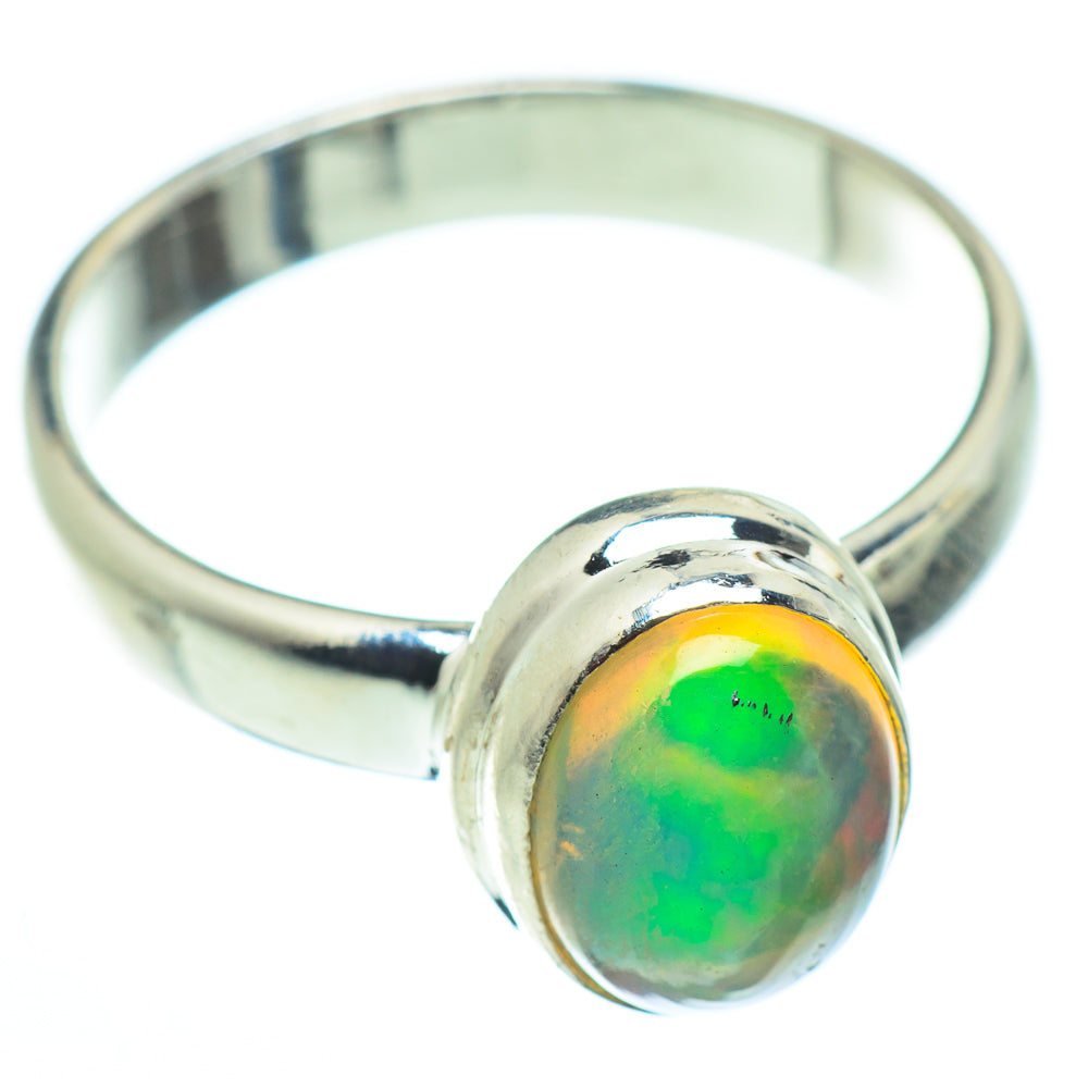 Ethiopian Opal Rings handcrafted by Anasilvercos - RING52387