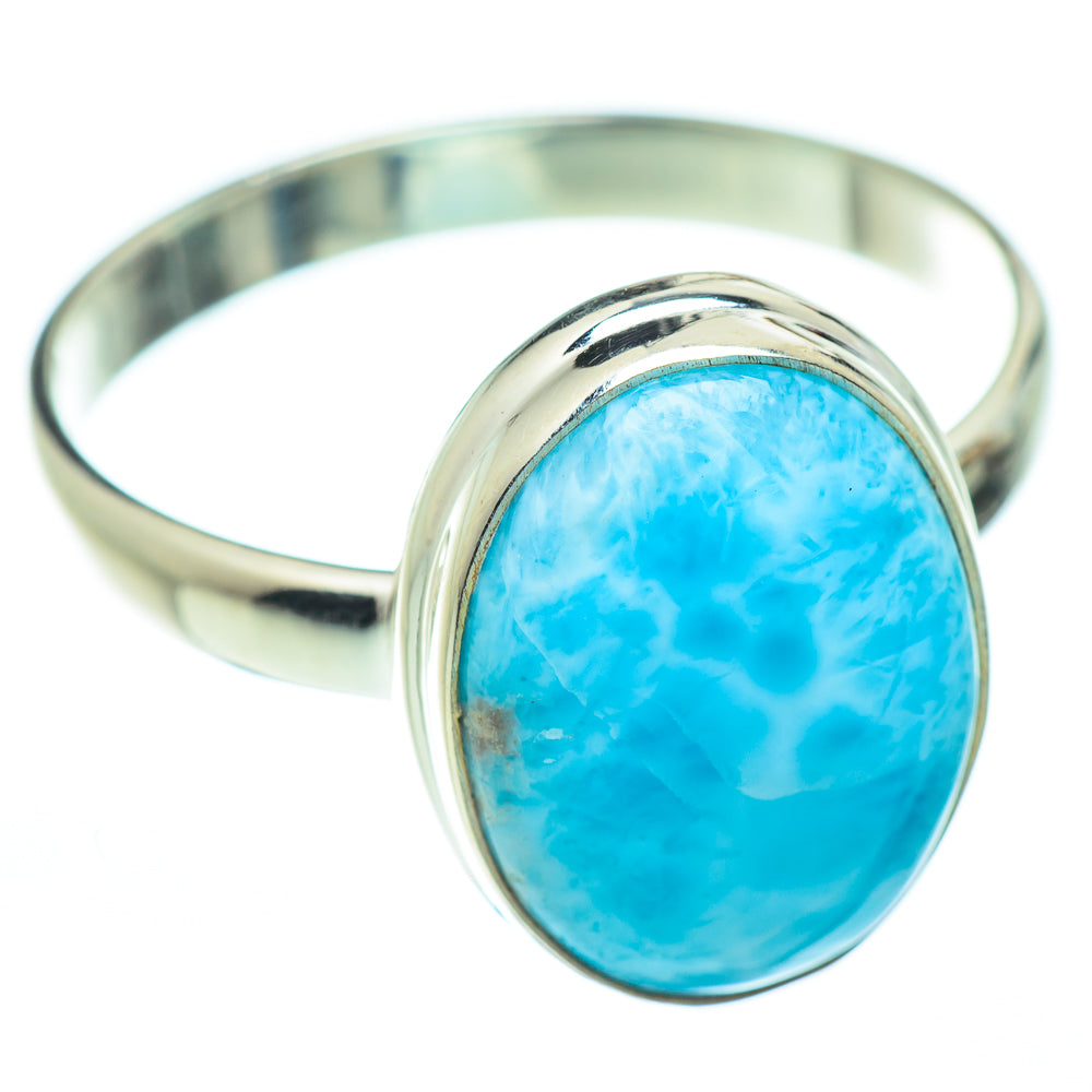 Larimar Rings handcrafted by Anasilvercos - RING52404