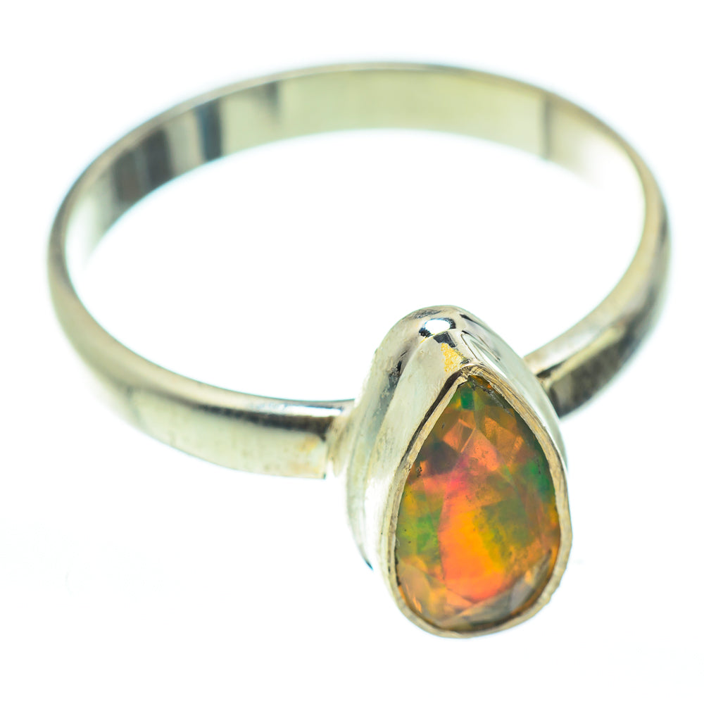 Ethiopian Opal Rings handcrafted by Anasilvercos - RING52417