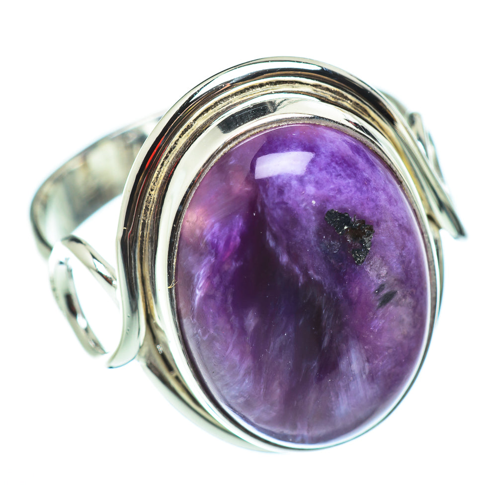 Charoite Rings handcrafted by Anasilvercos - RING52509