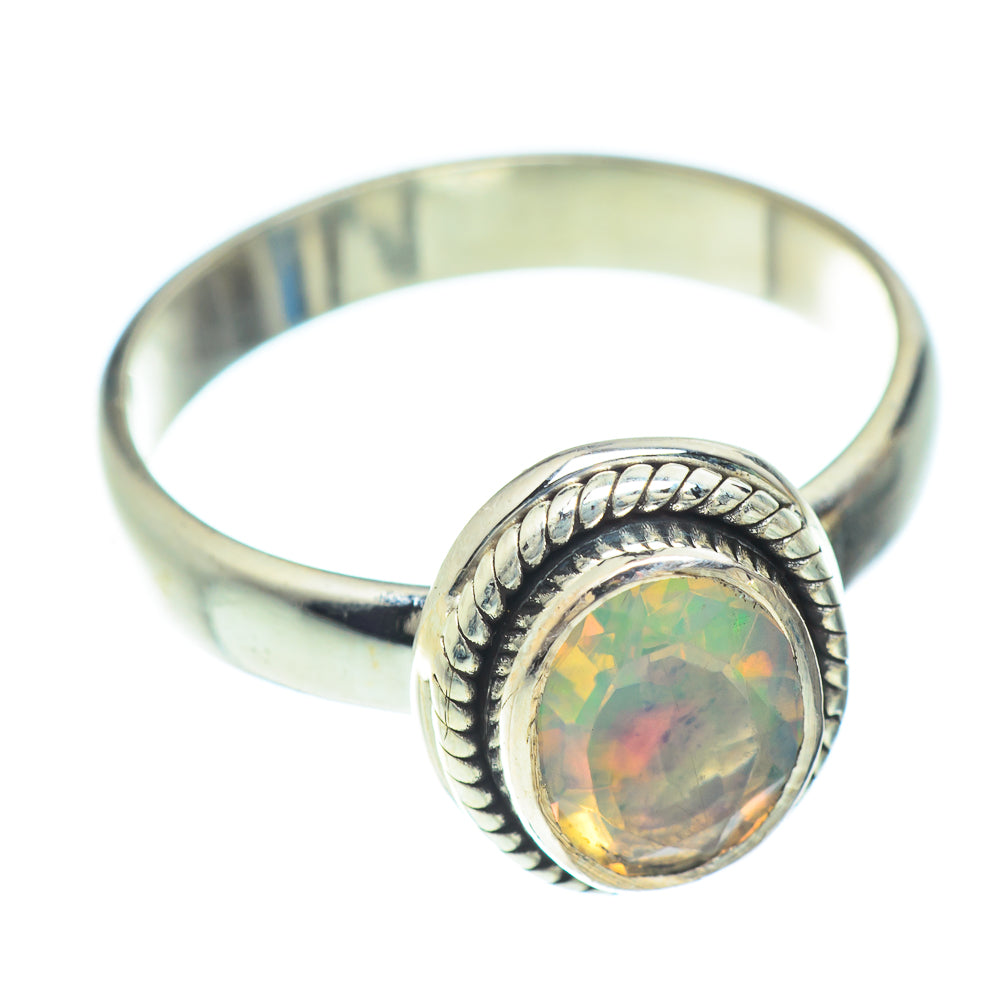 Ethiopian Opal Rings handcrafted by Anasilvercos - RING52604