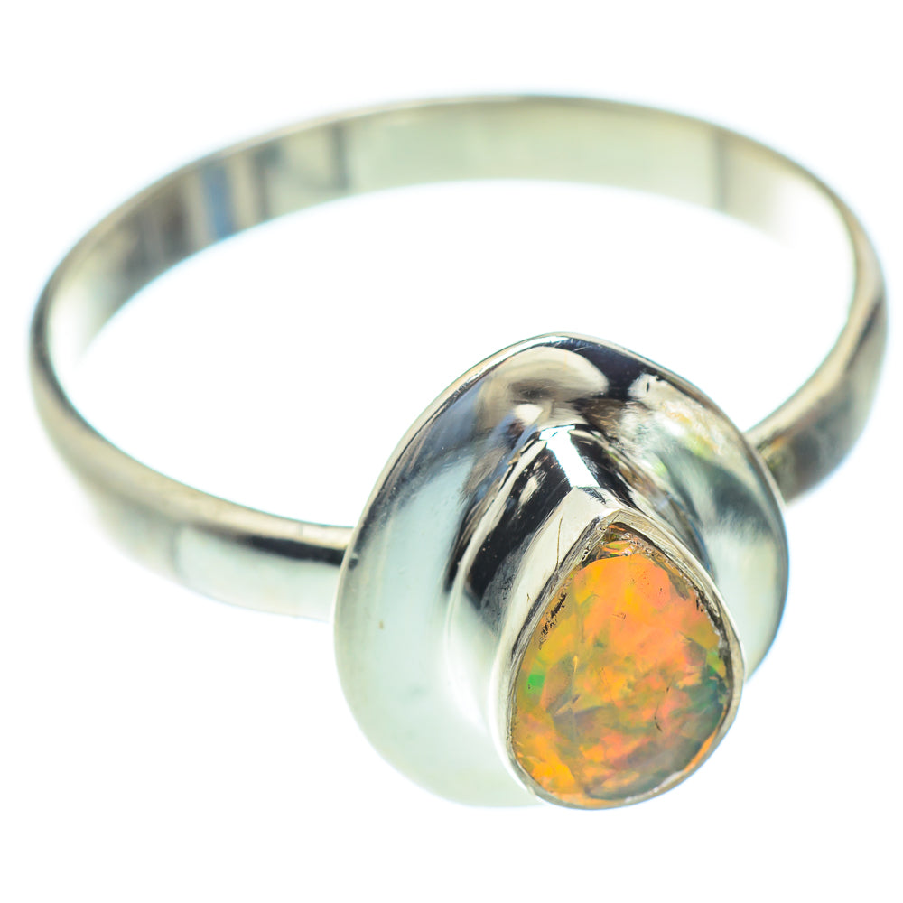 Ethiopian Opal Rings handcrafted by Anasilvercos - RING52605