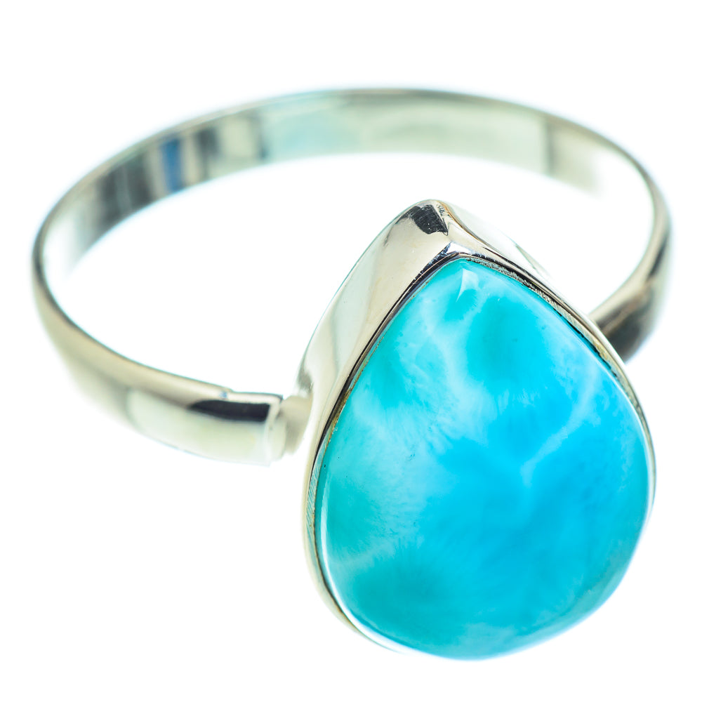 Larimar Rings handcrafted by Anasilvercos - RING52606