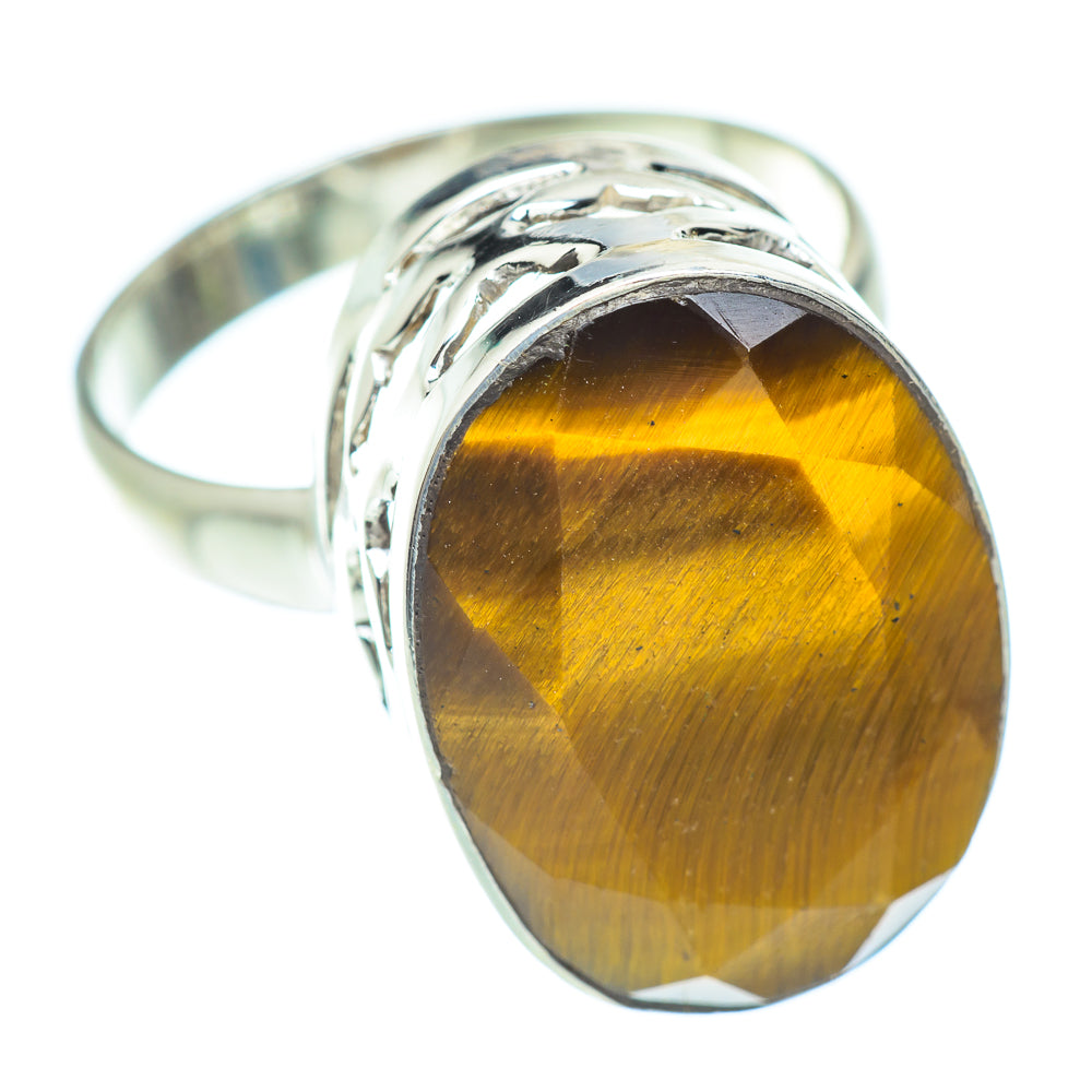 Tiger Eye Rings handcrafted by Anasilvercos - RING52616