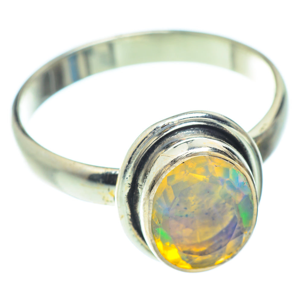 Ethiopian Opal Rings handcrafted by Anasilvercos - RING52625