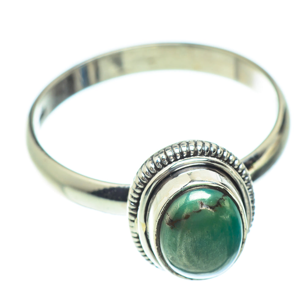 Tibetan Turquoise Rings handcrafted by Anasilvercos - RING52639