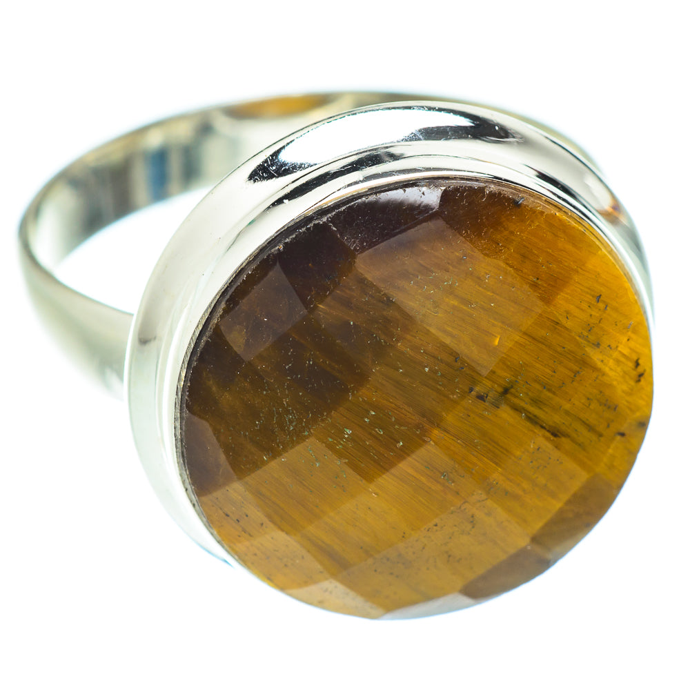 Tiger Eye Rings handcrafted by Anasilvercos - RING52640