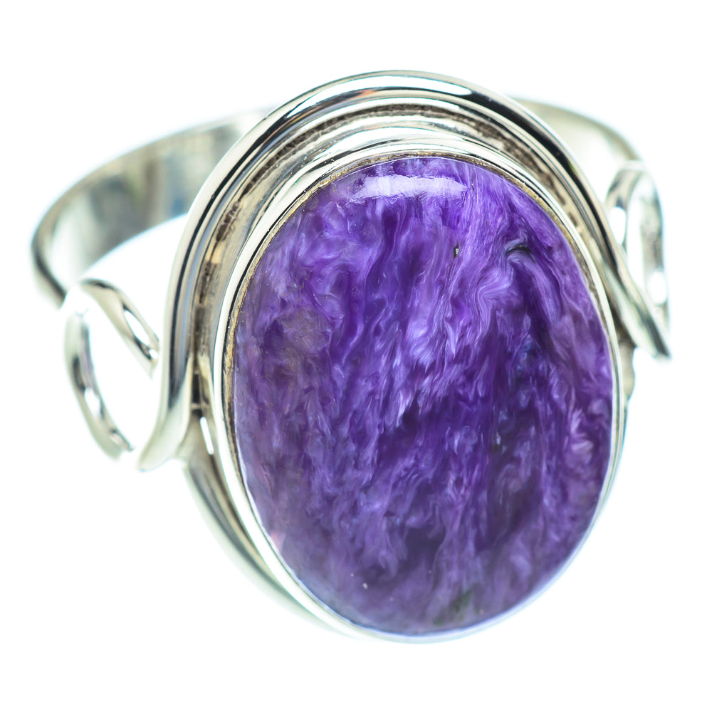 Charoite Rings handcrafted by Anasilvercos - RING52646