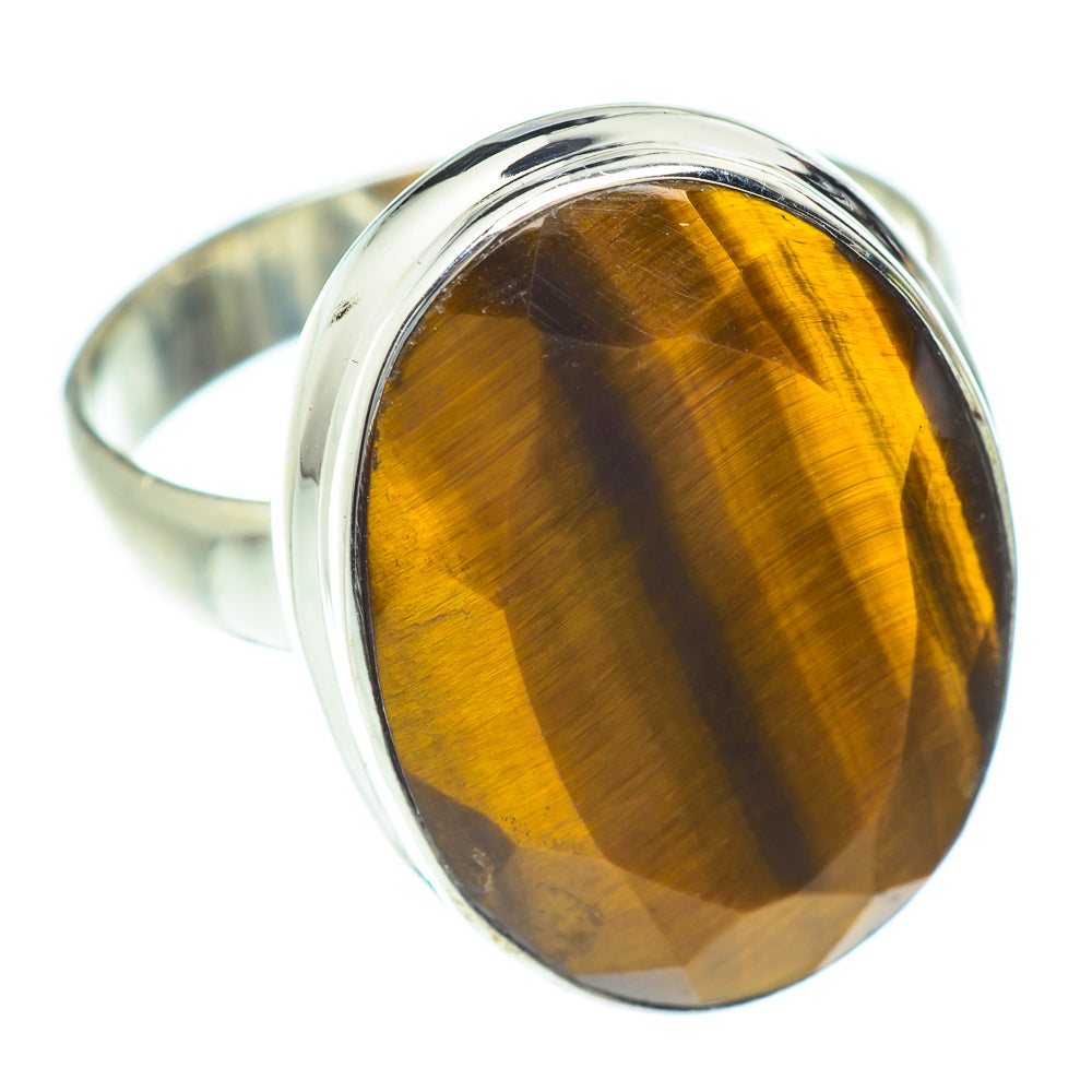 Tiger Eye Rings handcrafted by Anasilvercos - RING52664