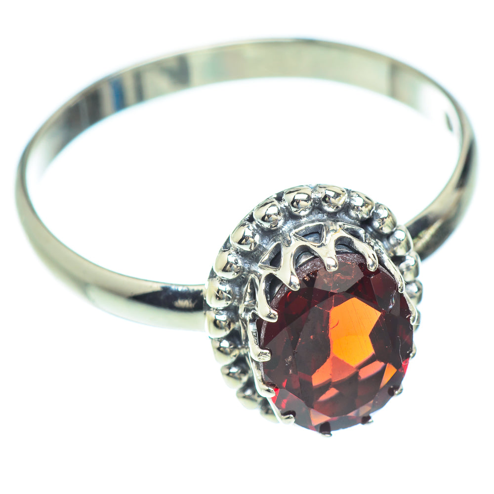 Garnet Rings handcrafted by Anasilvercos - RING52668