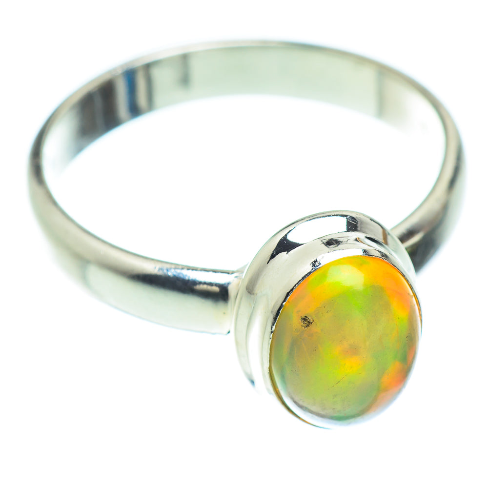 Ethiopian Opal Rings handcrafted by Anasilvercos - RING52671