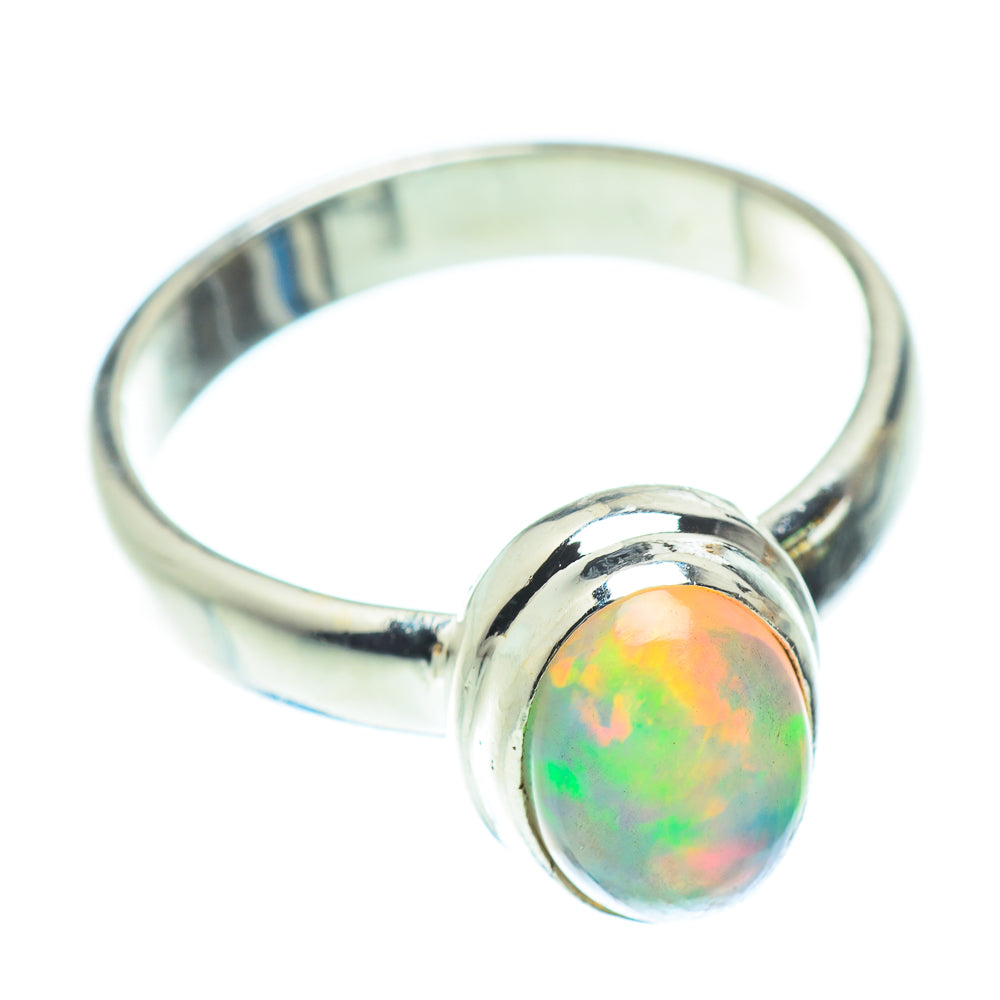 Ethiopian Opal Rings handcrafted by Anasilvercos - RING52698