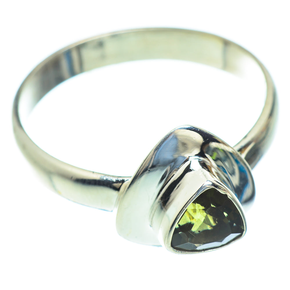 Czech Moldavite Rings handcrafted by Anasilvercos - RING52708