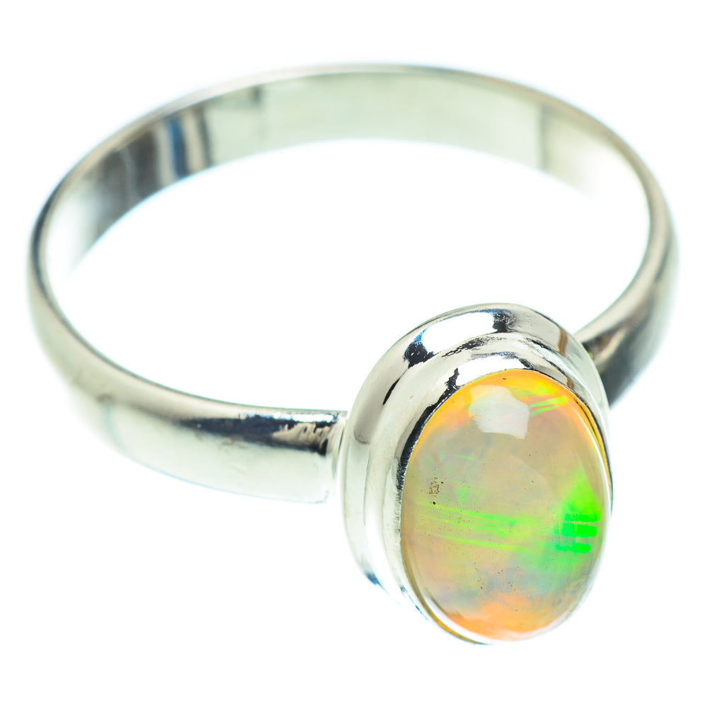 Ethiopian Opal Rings handcrafted by Anasilvercos - RING52734