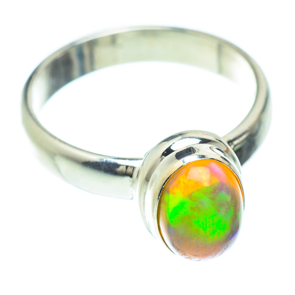 Ethiopian Opal Rings handcrafted by Anasilvercos - RING52750
