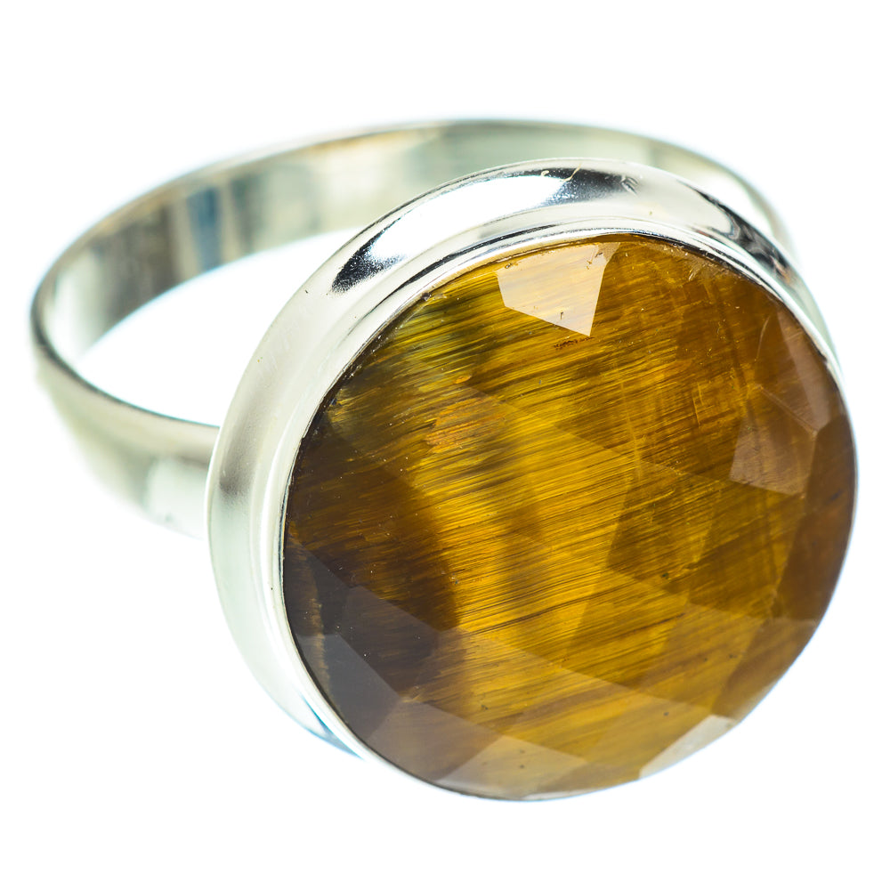 Tiger Eye Rings handcrafted by Anasilvercos - RING52765
