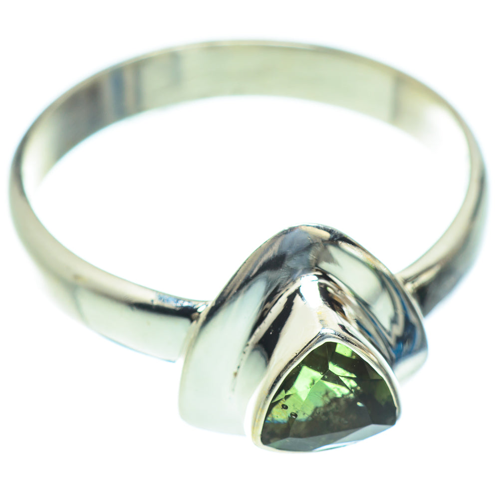 Czech Moldavite Rings handcrafted by Anasilvercos - RING52780