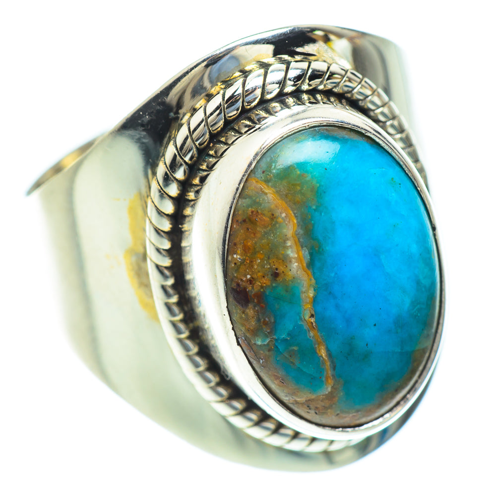 Chrysocolla Rings handcrafted by Anasilvercos - RING52789