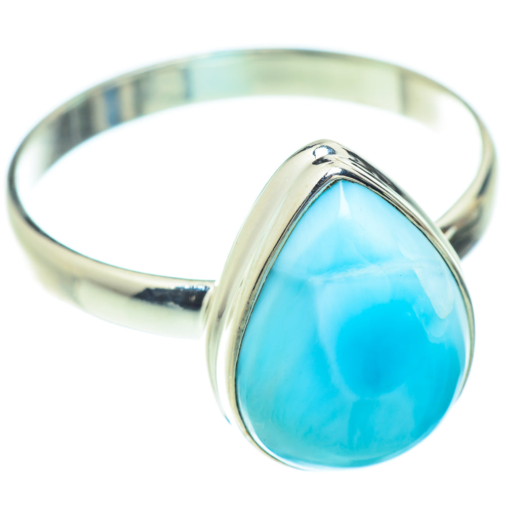 Larimar Rings handcrafted by Anasilvercos - RING52805