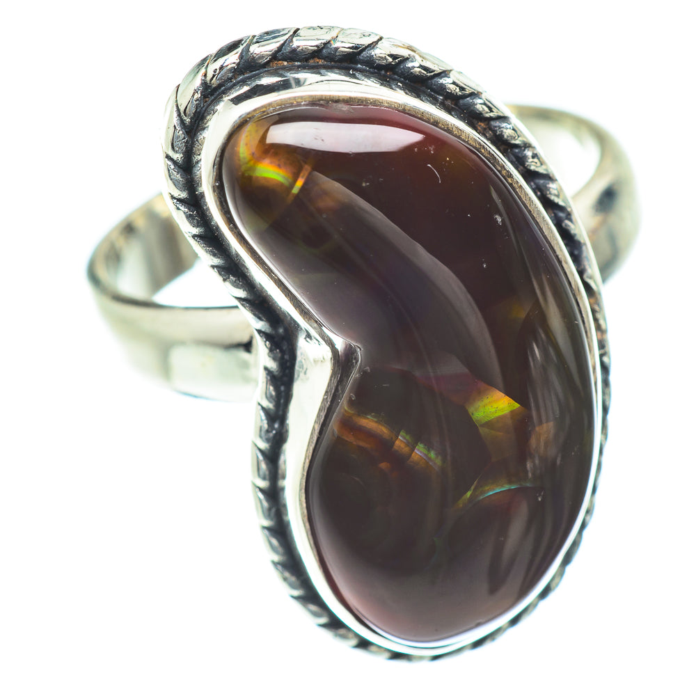 Mexican Fire Agate Rings handcrafted by Anasilvercos - RING52813