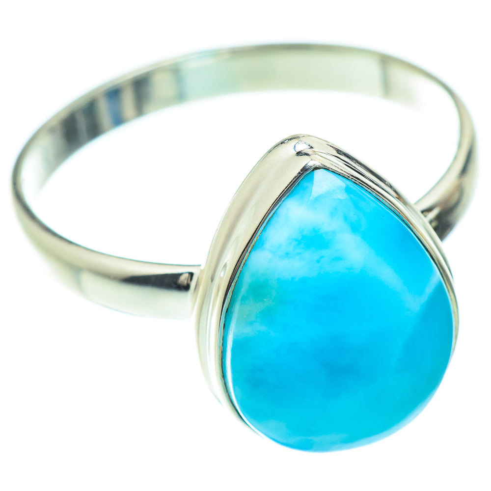 Larimar Rings handcrafted by Anasilvercos - RING52821