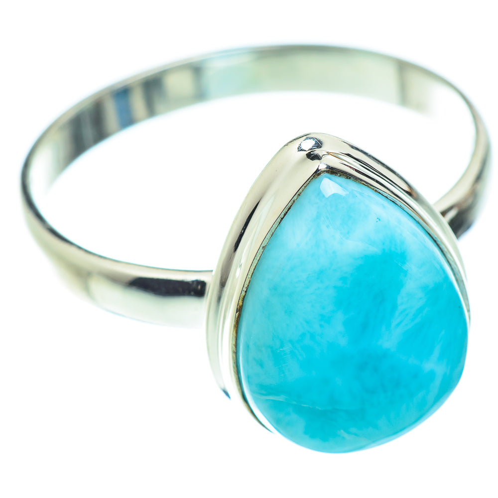 Larimar Rings handcrafted by Anasilvercos - RING52847
