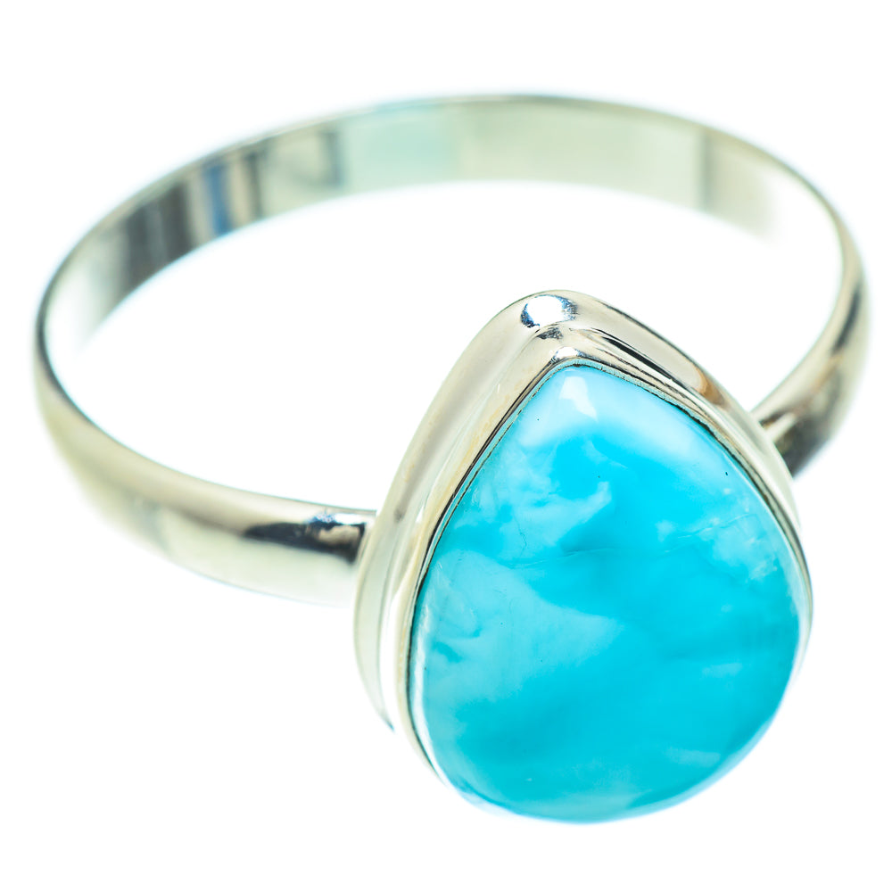 Larimar Rings handcrafted by Anasilvercos - RING52874