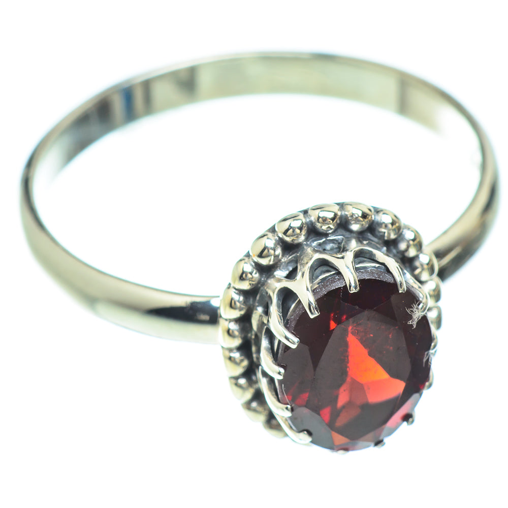 Garnet Rings handcrafted by Anasilvercos - RING52916
