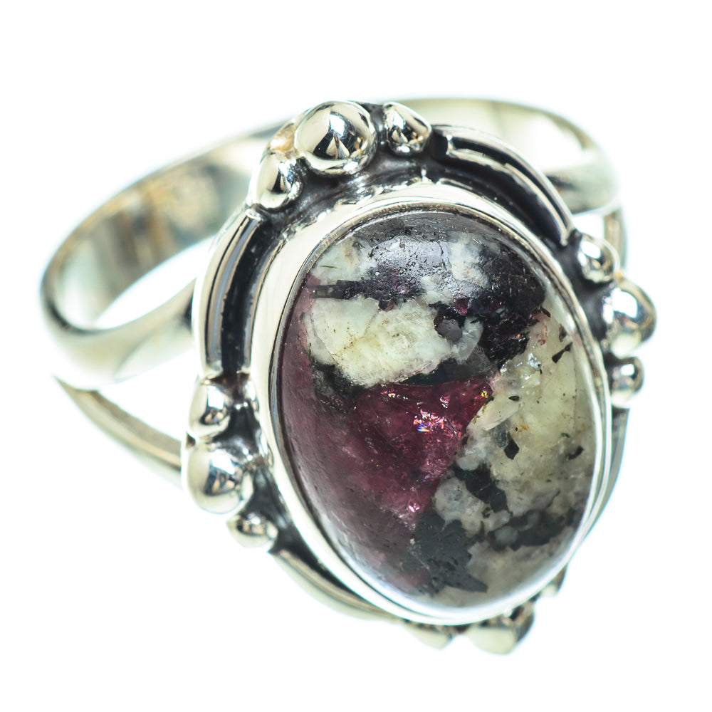 Russian Eudialyte Rings handcrafted by Anasilvercos - RING52920