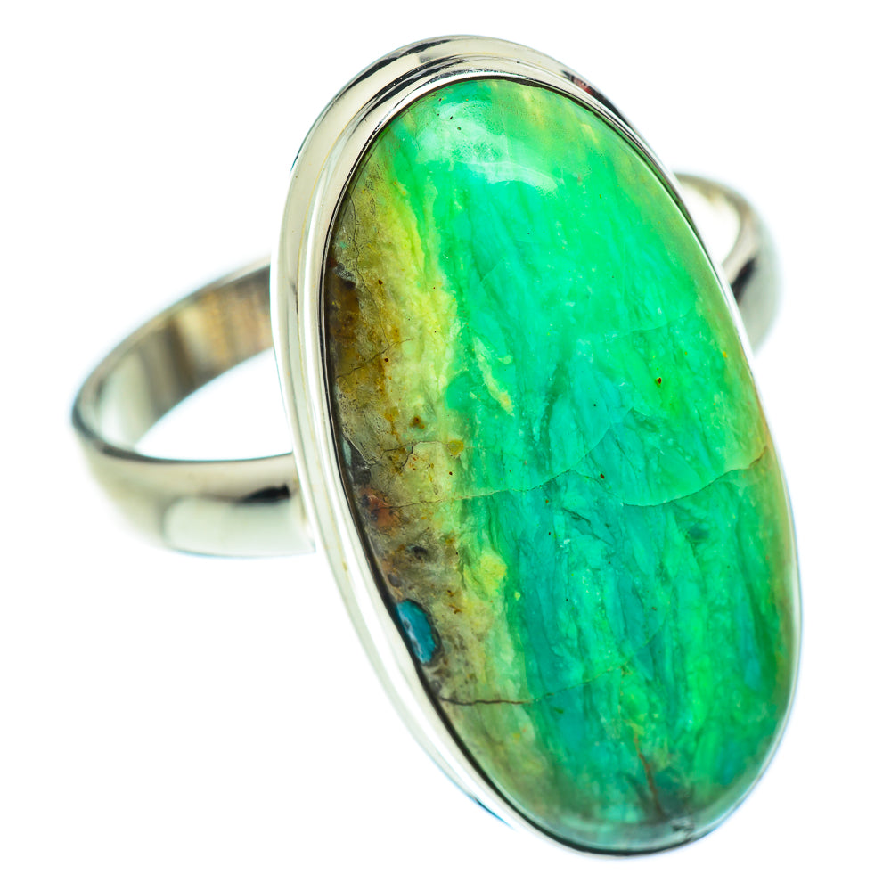 Chrysocolla Rings handcrafted by Anasilvercos - RING52936