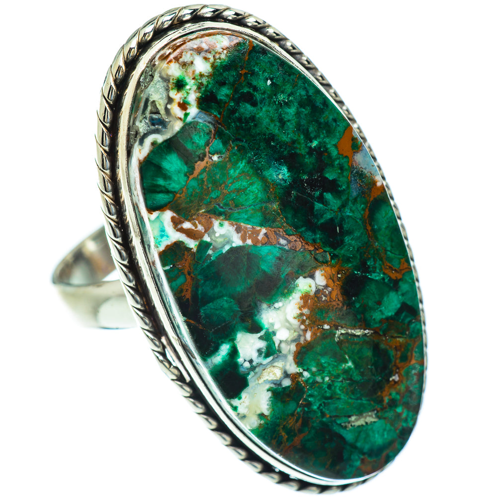 Chrysocolla Rings handcrafted by Anasilvercos - RING52937