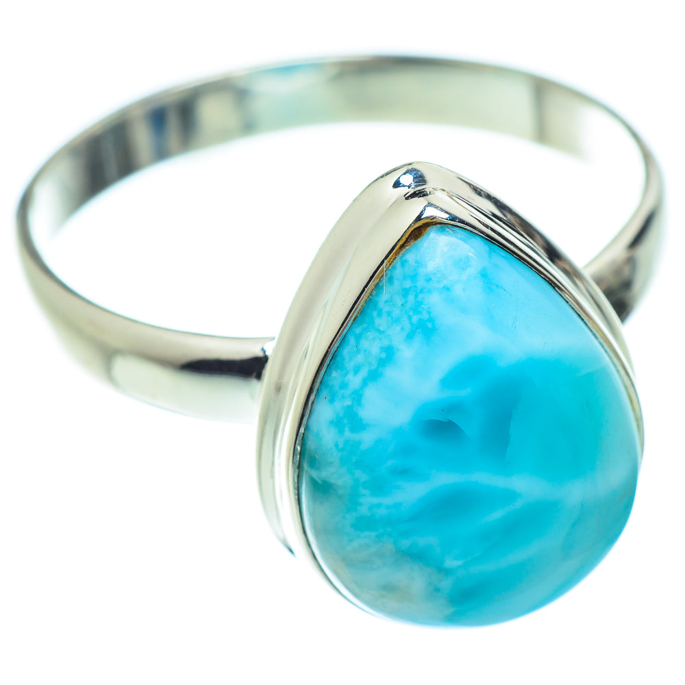 Larimar Rings handcrafted by Anasilvercos - RING52988