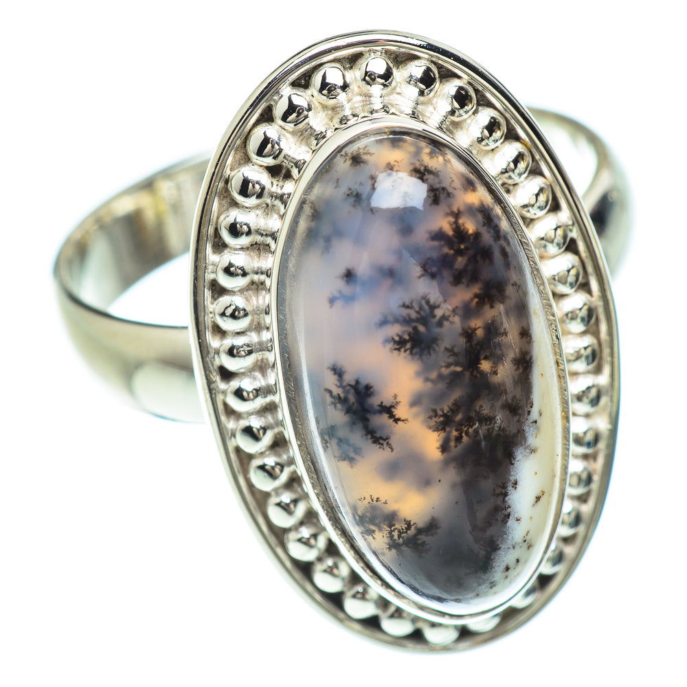Dendritic Opal Rings handcrafted by Anasilvercos - RING53005
