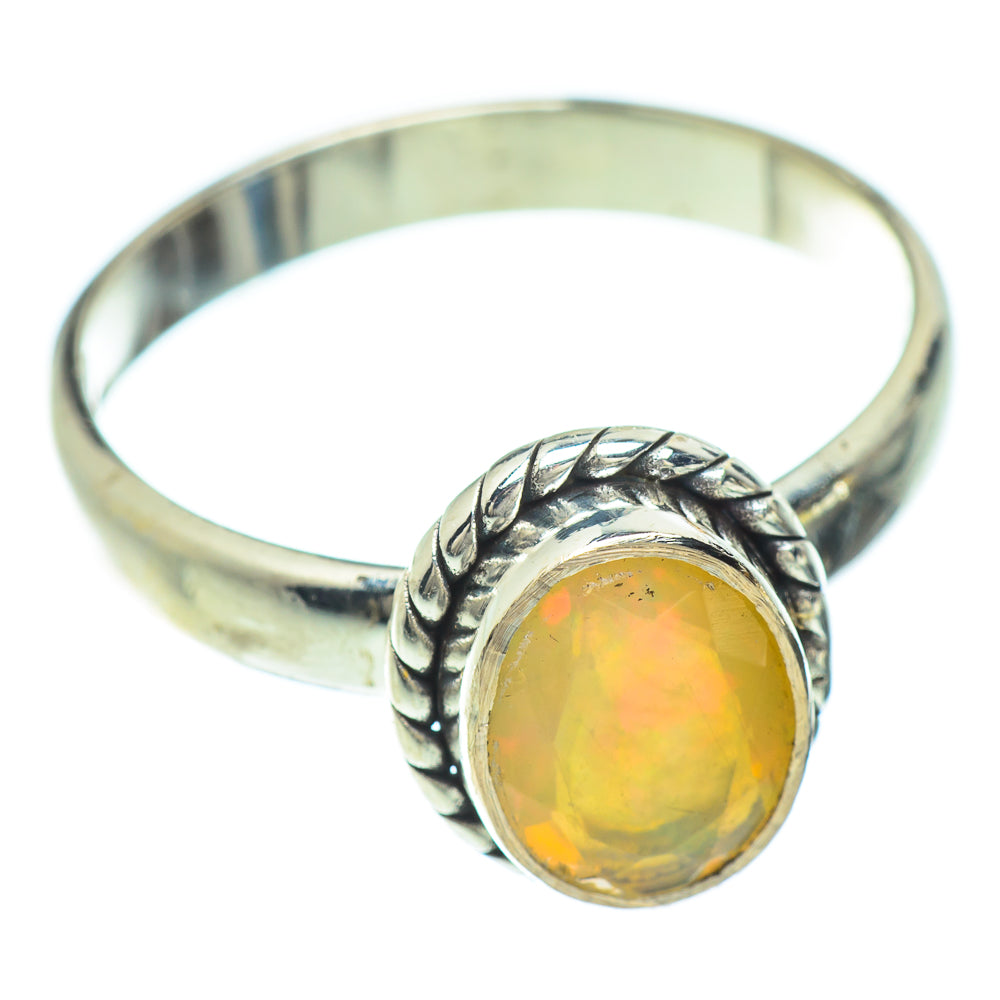 Ethiopian Opal Rings handcrafted by Anasilvercos - RING53039