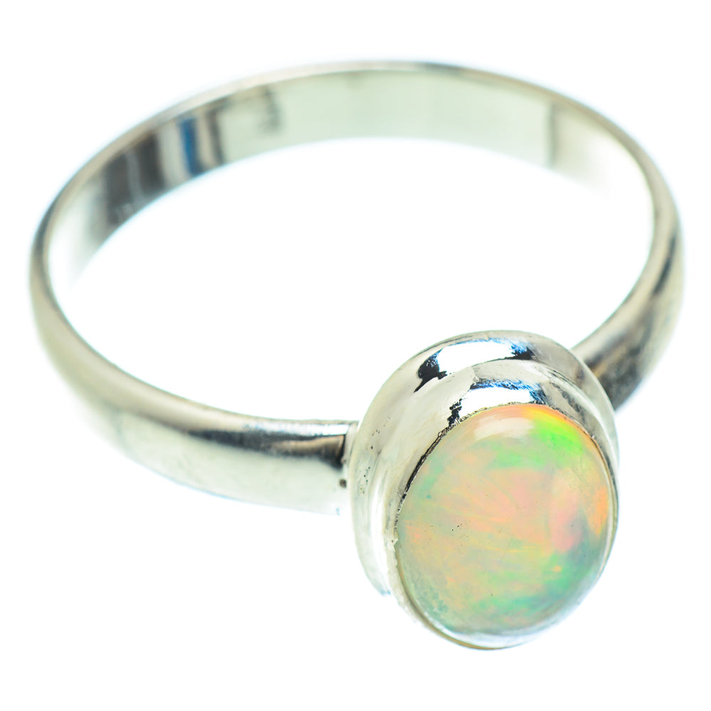 Ethiopian Opal Rings handcrafted by Anasilvercos - RING53041