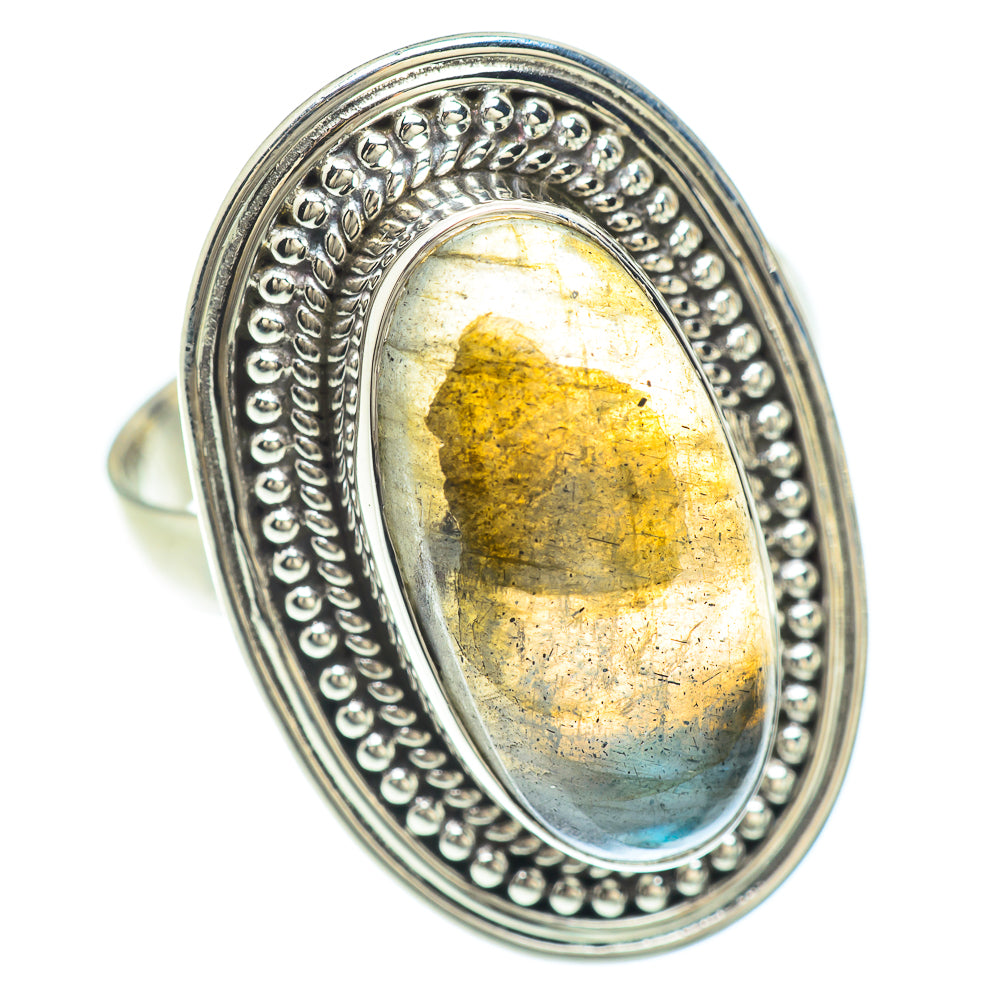 Labradorite Rings handcrafted by Anasilvercos - RING53067