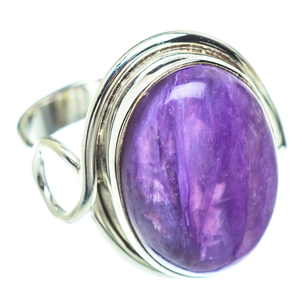 Charoite Rings handcrafted by Anasilvercos - RING53078