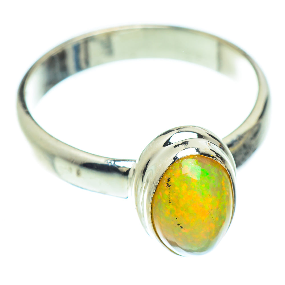 Ethiopian Opal Rings handcrafted by Anasilvercos - RING53086