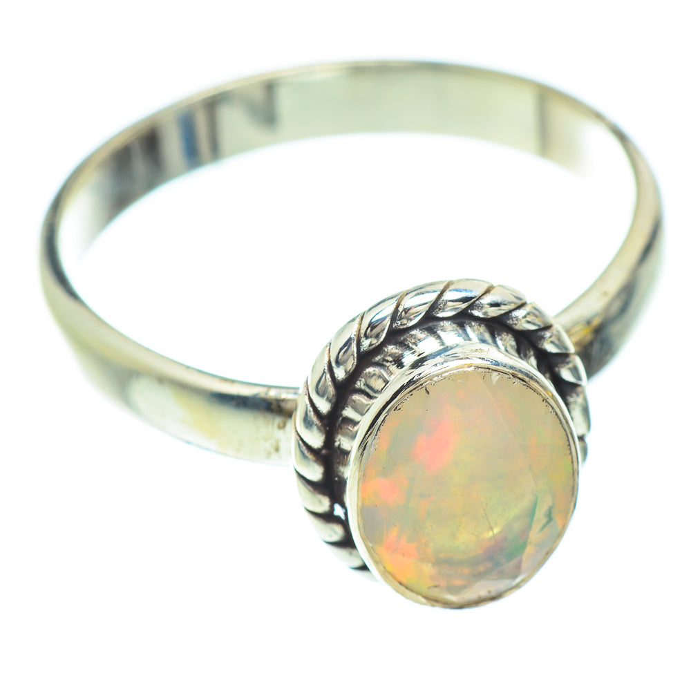 Ethiopian Opal Rings handcrafted by Anasilvercos - RING53106