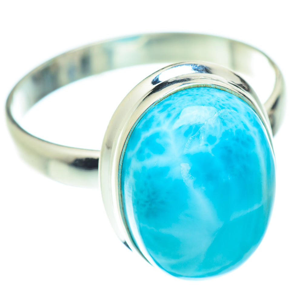 Larimar Rings handcrafted by Anasilvercos - RING53132
