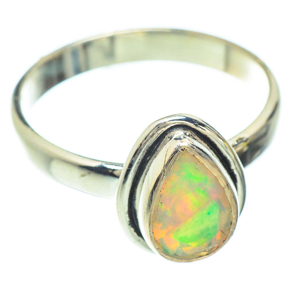 Ethiopian Opal Rings handcrafted by Anasilvercos - RING53156