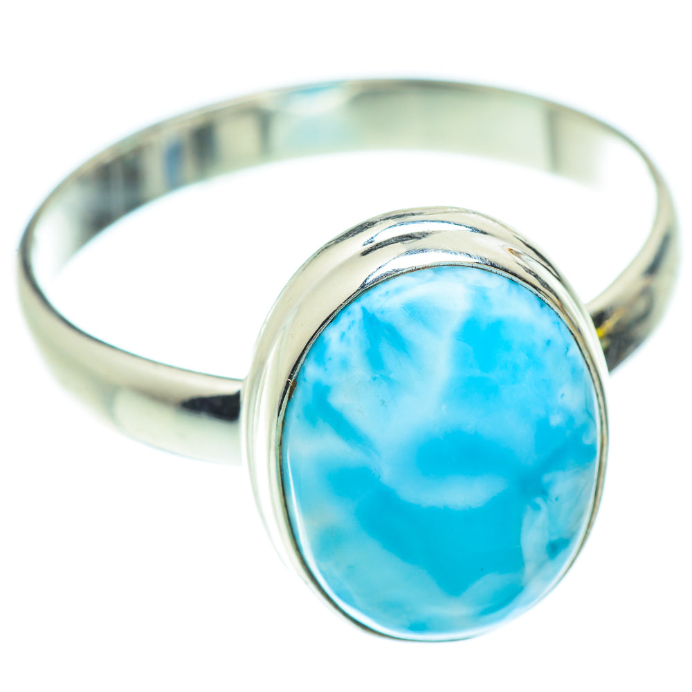Larimar Rings handcrafted by Anasilvercos - RING53174