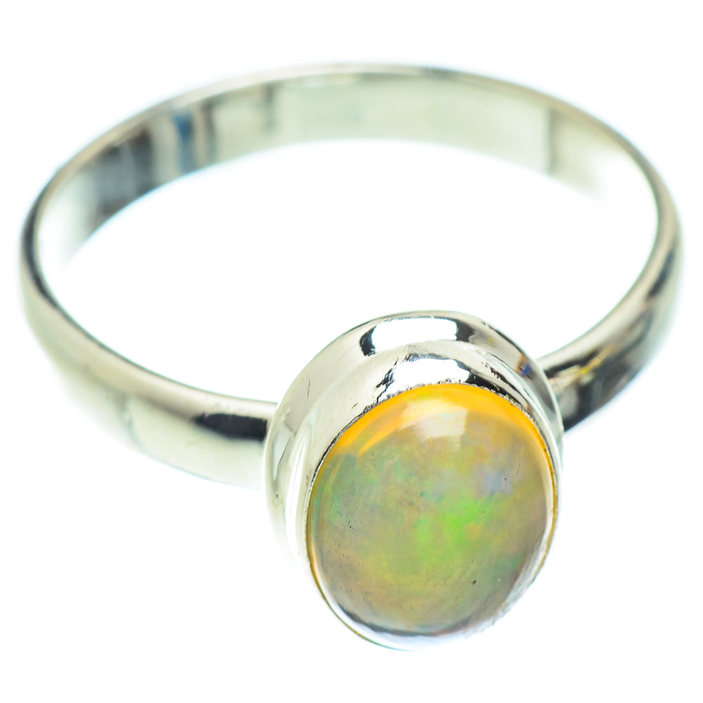 Ethiopian Opal Rings handcrafted by Anasilvercos - RING53188