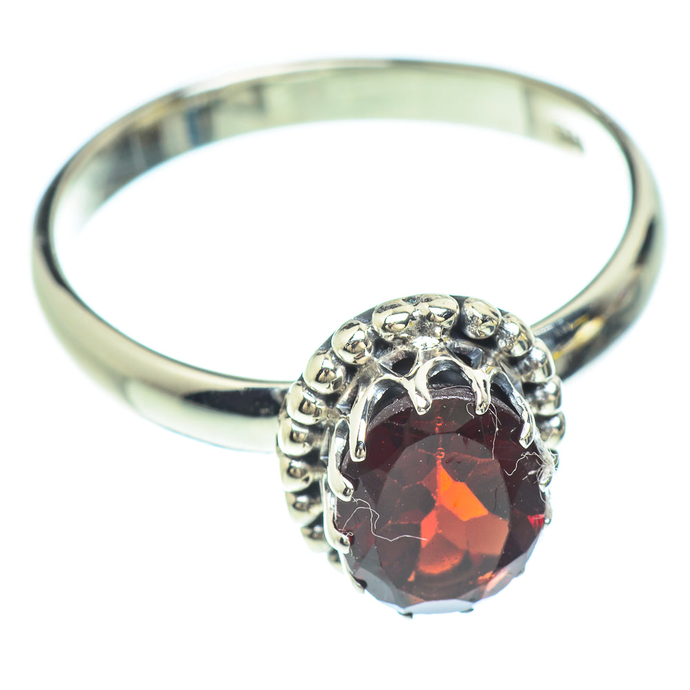 Garnet Rings handcrafted by Anasilvercos - RING53241