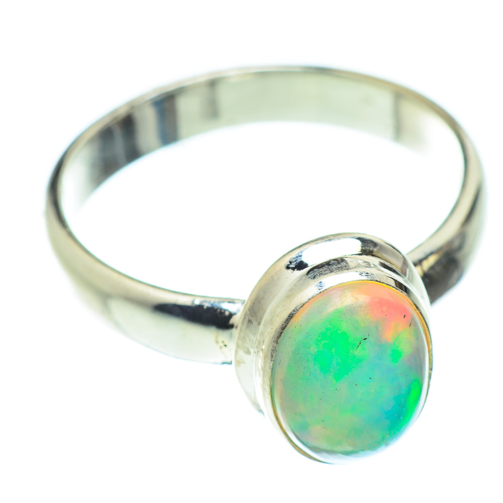 Ethiopian Opal Rings handcrafted by Anasilvercos - RING53254