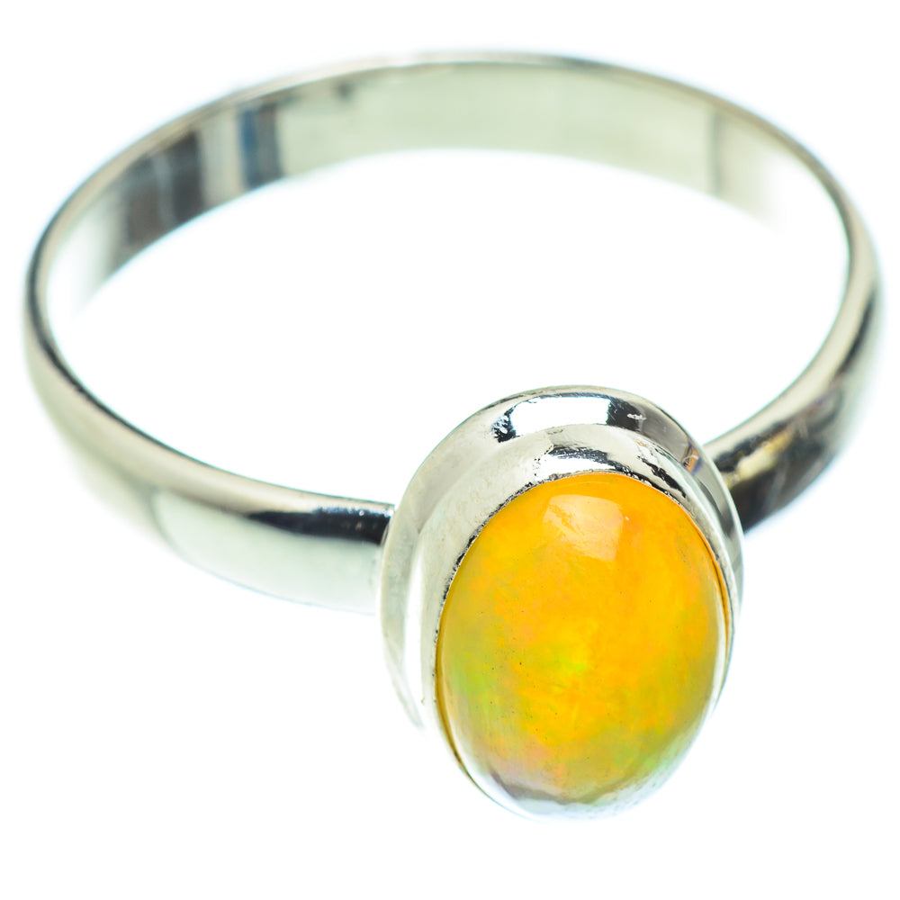 Ethiopian Opal Rings handcrafted by Anasilvercos - RING53257