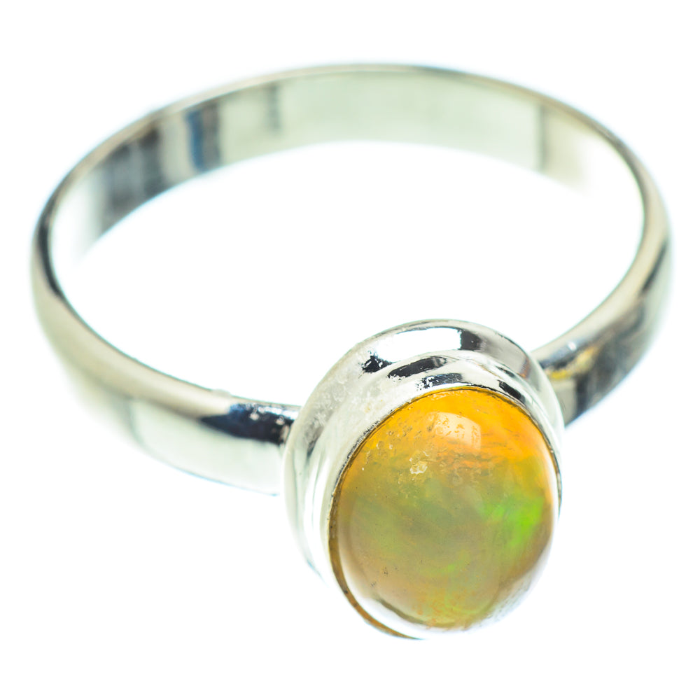 Ethiopian Opal Rings handcrafted by Anasilvercos - RING53283