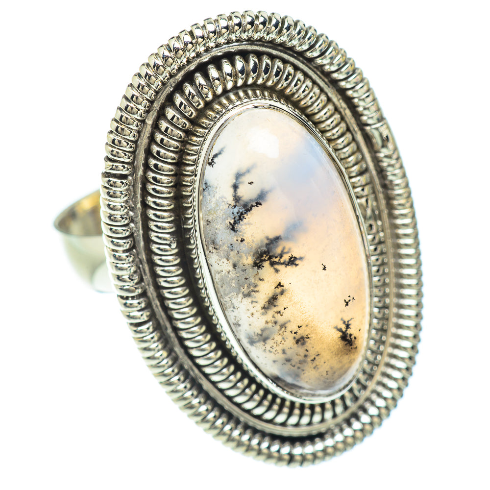 Dendritic Opal Rings handcrafted by Anasilvercos - RING53307