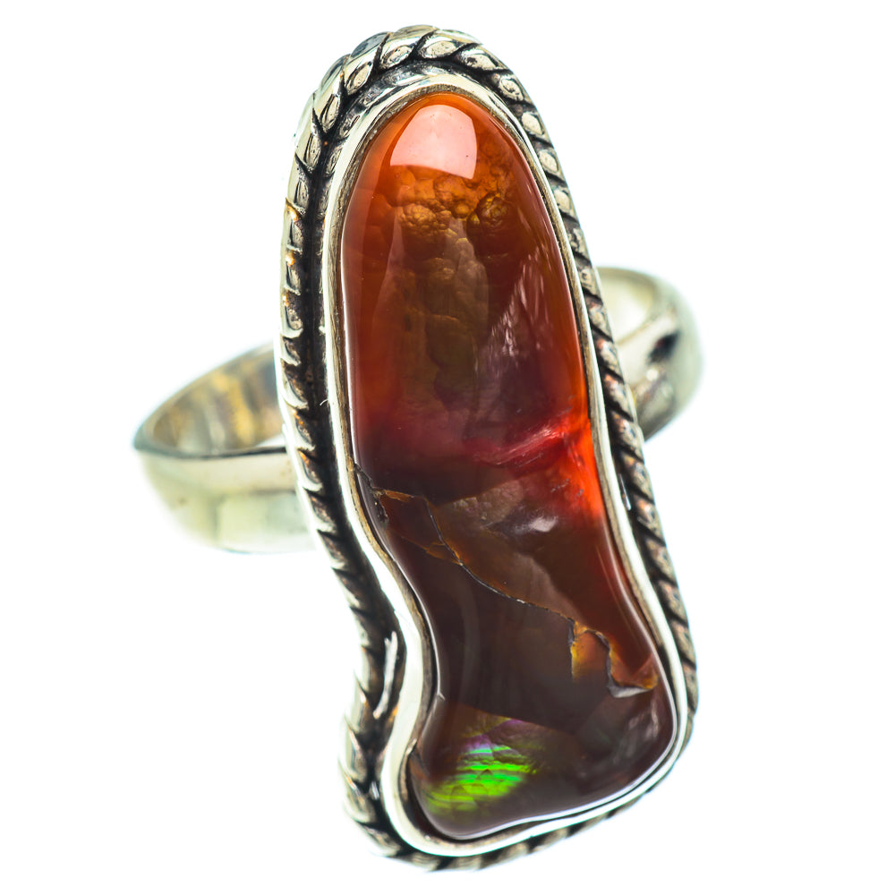 Mexican Fire Agate Rings handcrafted by Anasilvercos - RING53370