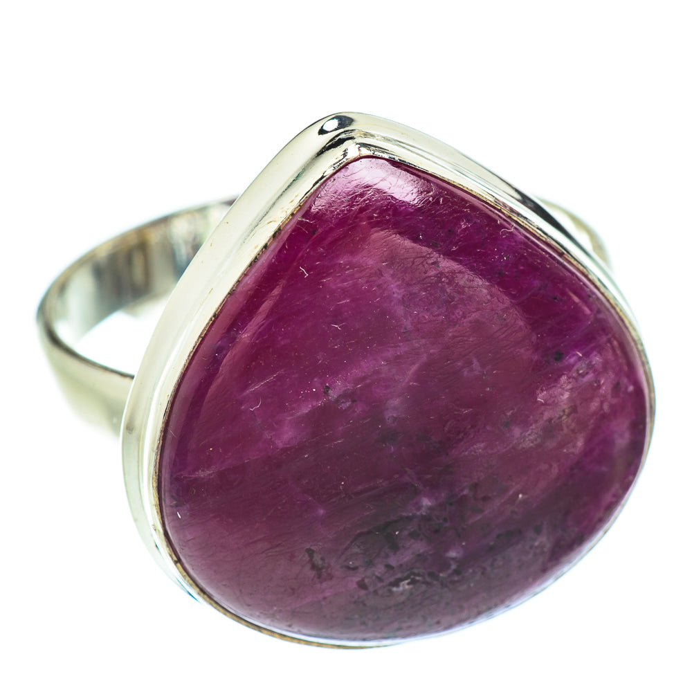 Ruby Fuchsite Rings handcrafted by Anasilvercos - RING53374